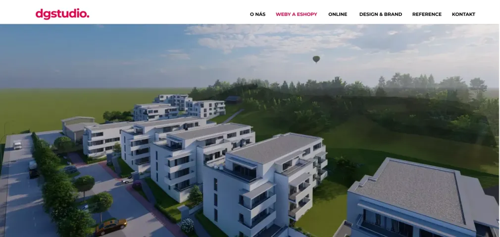 Vizualizace bytové zástavby z portfolia Formica Zlín