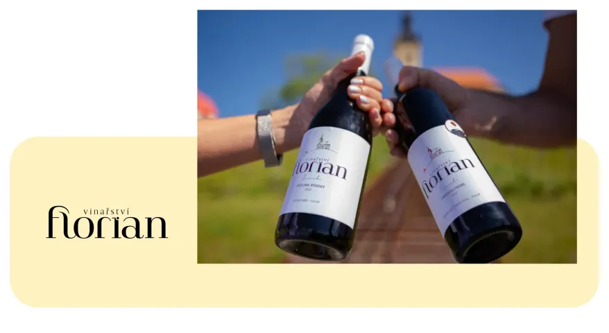Nové etikety vín Vinařství Florian