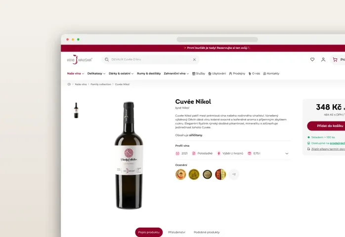 Detail vína Cuvée Nikol v e-shopu VÍNO HRUŠKA